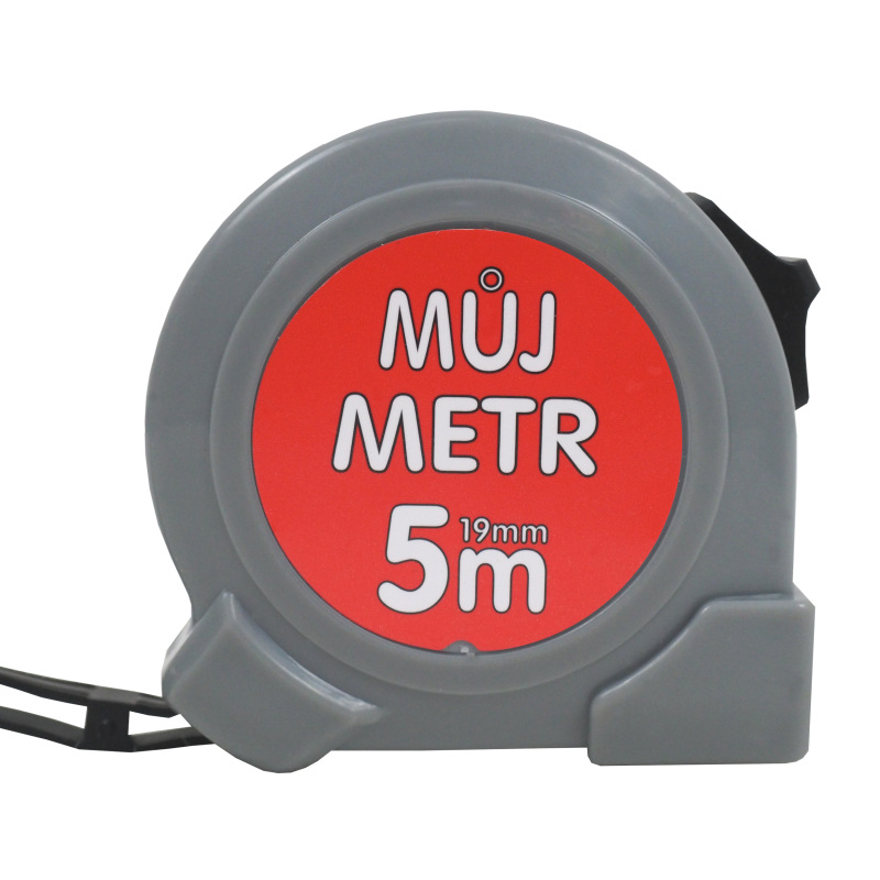 TOPTRADE meter zvinovací, „MŮJ METR“, jednobrzdový, 19 mm x 5 m