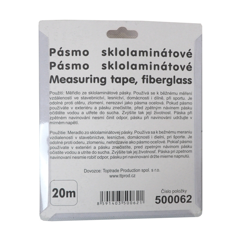 TOPTRADE pásmo sklolaminátové, 13 mm x 20 m 2