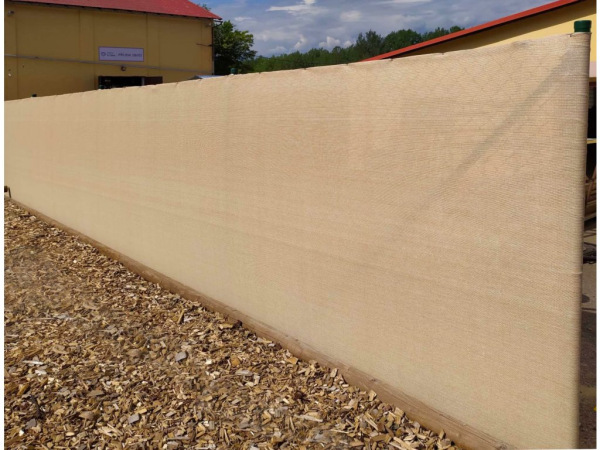 TOPTRADE sieť tieniaca, piesková, 1 x 50 m, 150 g / m2 3