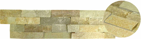 kameň prírodný, surový, svetlo šedý, balenie 0,63 m2, 150 x 600 x 15 -25 mm