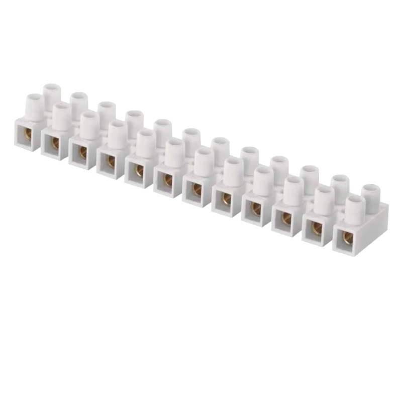 svorkovnica biela, 12 x 10 mm2, 450 V / 57 A 1
