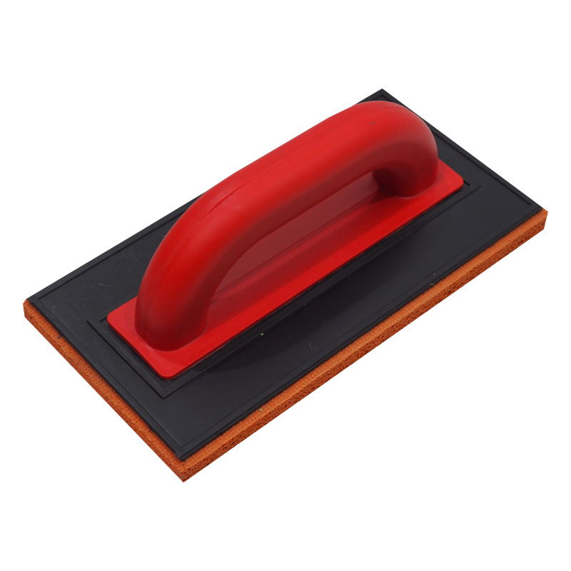 TOPTRADE hladítko ABS, huba jemná, 280 x 140 x 12 mm