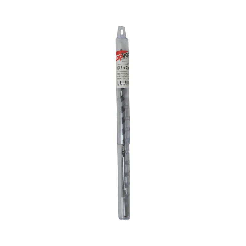 TOPTRADE vrták hadovitý, do dreva, O 6 x 230 mm 2