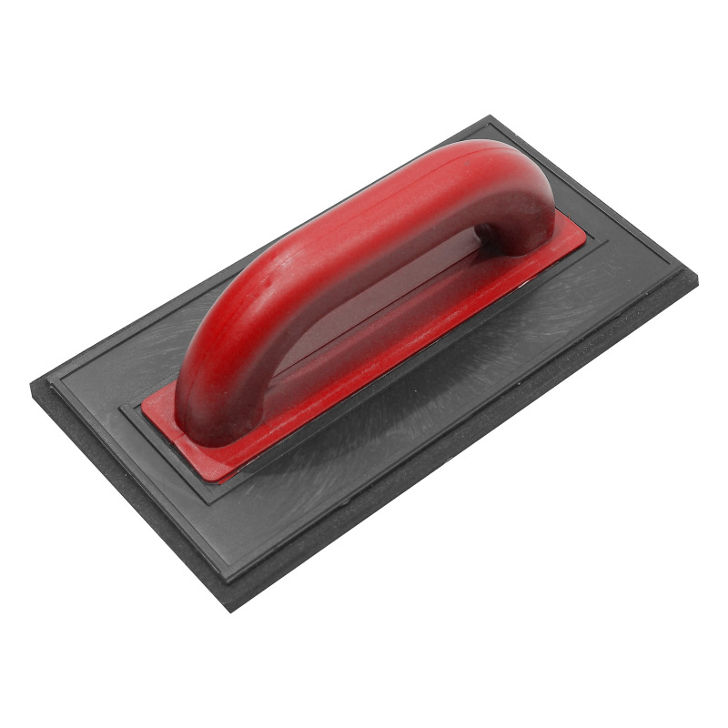 TOPTRADE hladítko ABS, guma tvrdá, 250 x 130 x 8 mm, profi