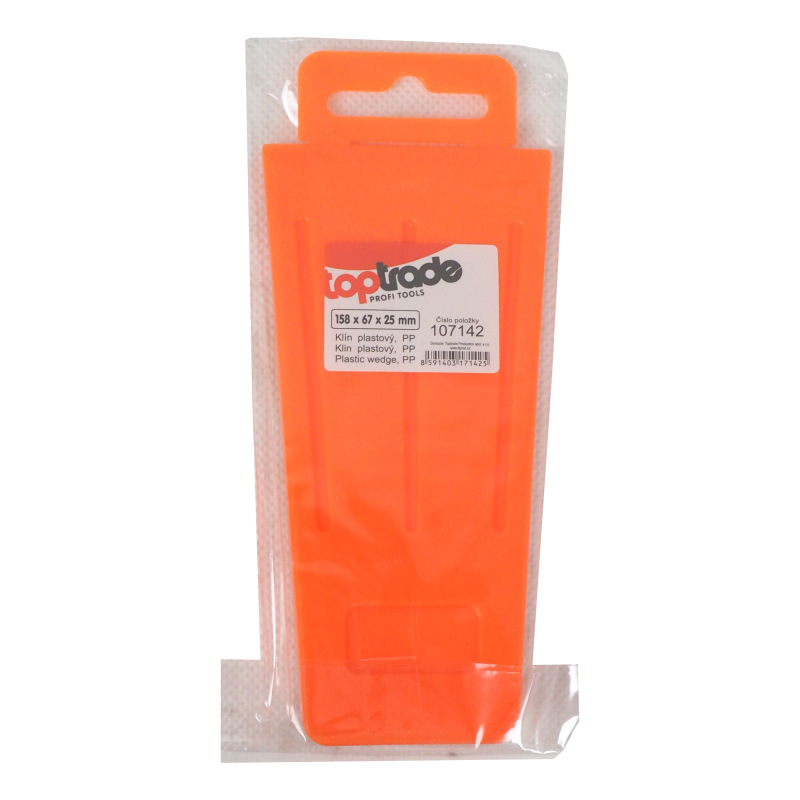 TOPTRADE klin plastový, PP, 158 x 67 x 25 mm 2