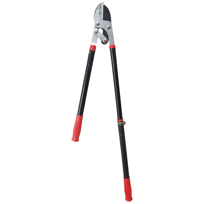 TOPTRADE nožnice záhradnícke, celokovové, teleskopické, rovné, 640/940 mm