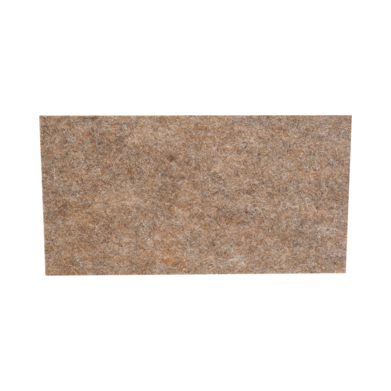TOPTRADE hladidlo ABS, plsť hnedá, PROFESSIONAL, 250 x 130 x 10 mm 7