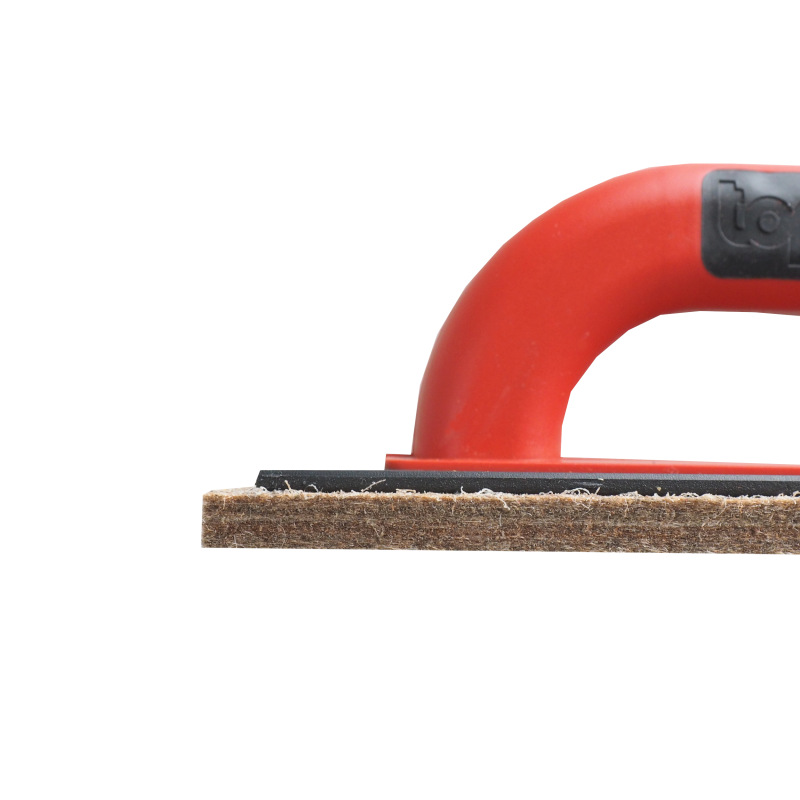 TOPTRADE hladidlo ABS, plsť hnedá, PROFESSIONAL, 250 x 130 x 10 mm 5