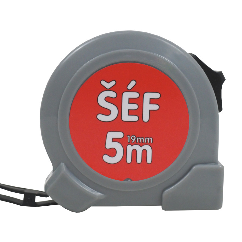 TOPTRADE meter zvinovací, „ŠÉF“, jednobrzdový, 19 mm x 5 m