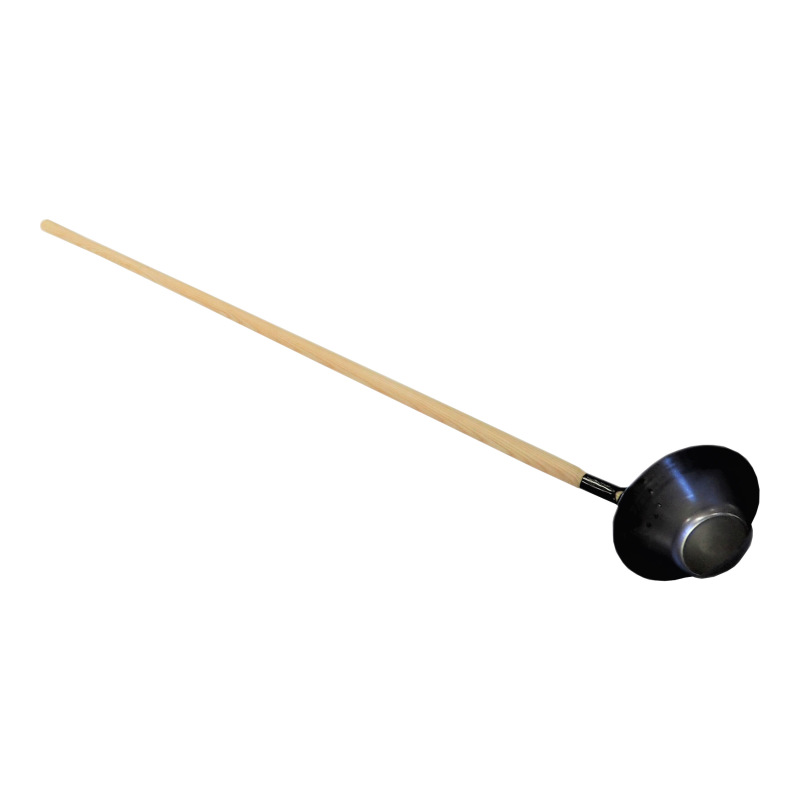 TOPTRADE naberačka oceľová, O 210 mm, s násadou 160 cm