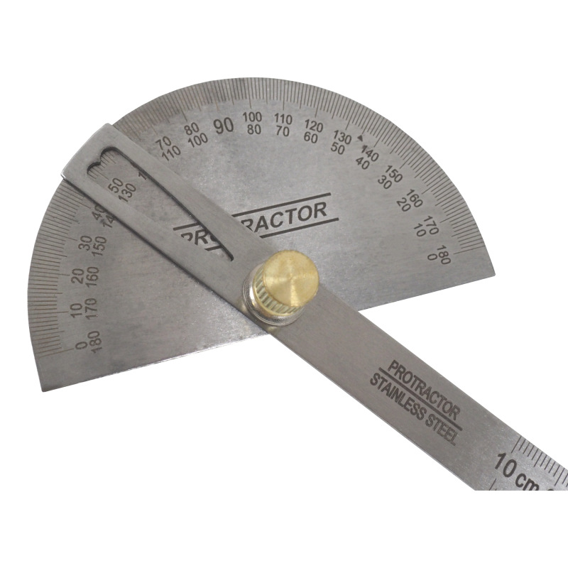 TOPTRADE uhlomer oblúkový, nerezový, 90 x 150 mm 6