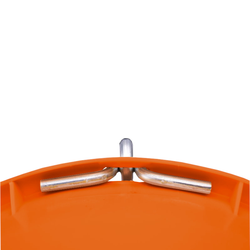 TOPTRADE vedro plastové, extra pevné, oranžové, 12 l, s certifikáciou TÜV/GS 4