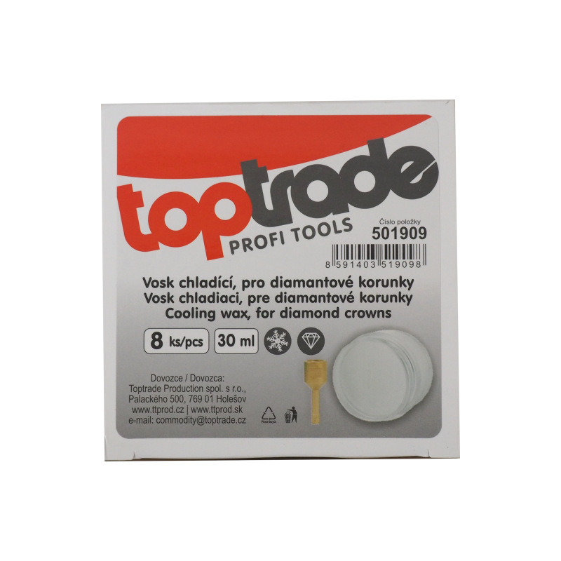 TOPTRADE vosk chladiaci, pre diamantové korunky, 30 ml. 2