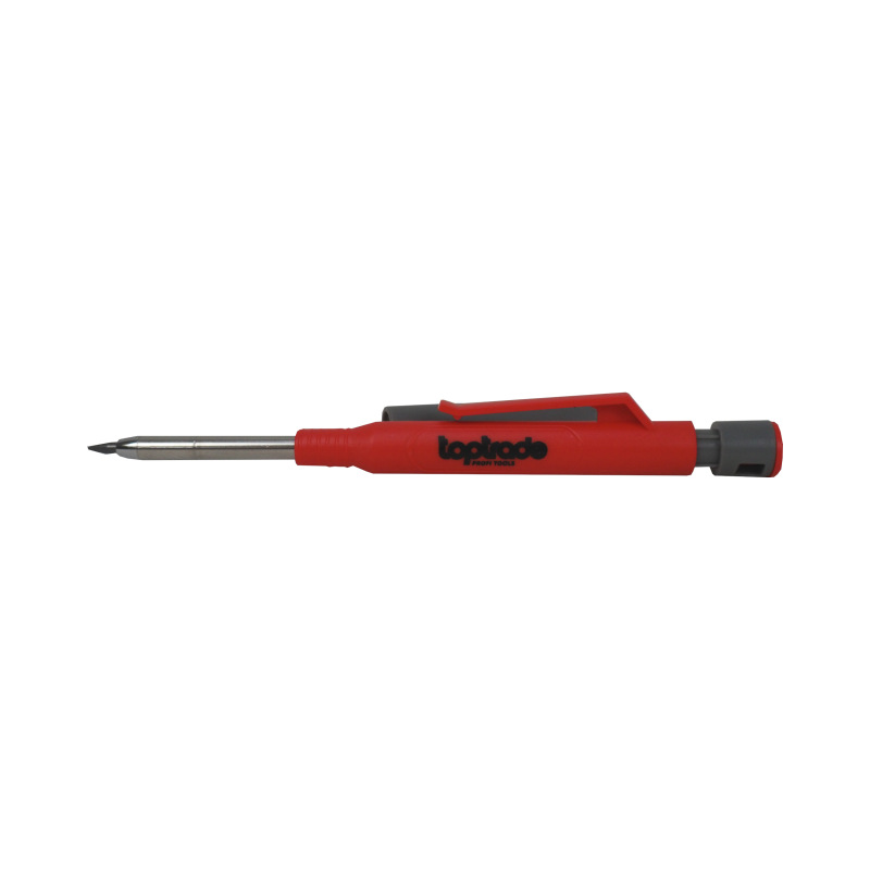 TOPTRADE ceruzka tesárska, mechanická, značkovač, 2,8 mm x 150 mm, v predajnom kartóne, sa 2