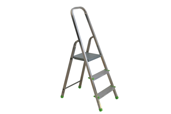 schodíky Eurostyl, hliníkové, nosnosť 120 kg, 3 priečky