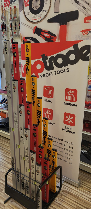 TOPTRADE stojan na vodováhy zn. ProTec x Reflex x Toptrade, 60 ks, 500 x 400 x 350 mm 4