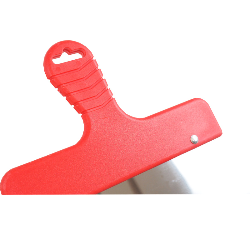 TOPTRADE stierka nerezová, široká, plastová rukoväť, 250 mm 2