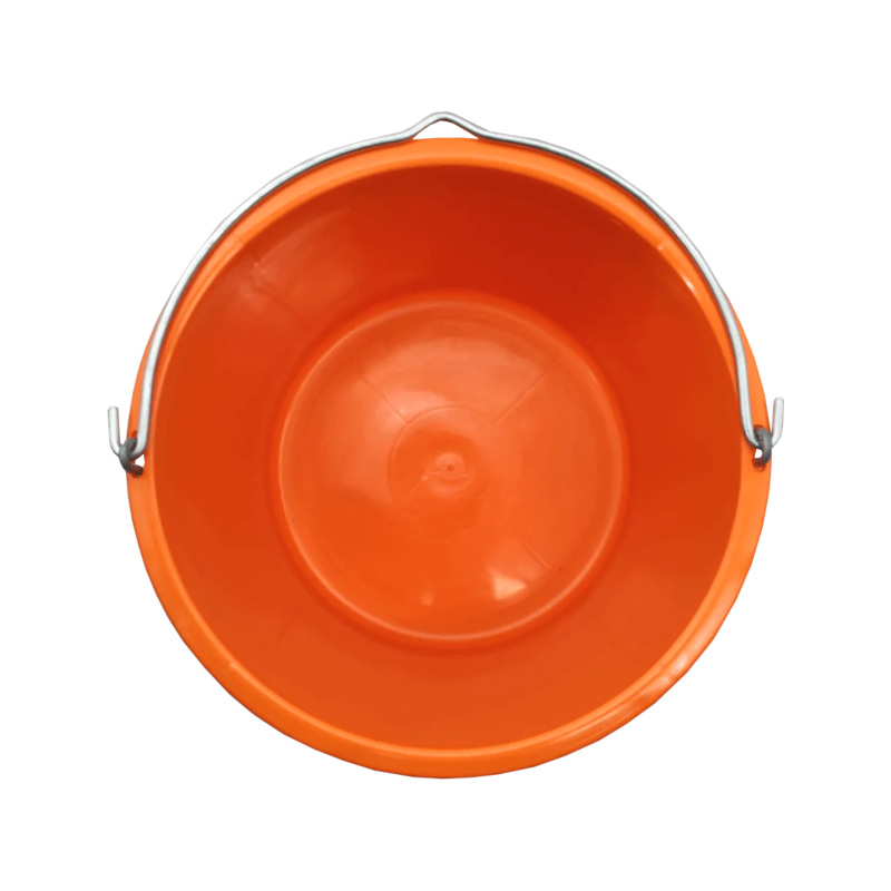 TOPTRADE vedro plastové, extra pevné, oranžové, 12 l, s certifikáciou TÜV/GS 1