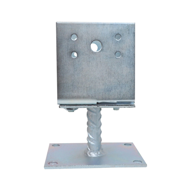 TOPTRADE pätka kotevná, staviteľná, na skrutky, 80 - 150 mm x 90 mm, pozinkovaná