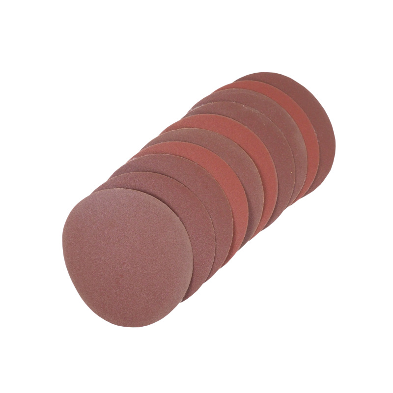 TOPTRADE papier brúsny, so suchým zipsom, zrnitosť 100, balenie 10 ks, O 115 mm 3