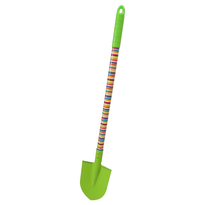 TOPTRADE náradie záhradné, detské, kovové - rýl, dlhá násada, 73 cm