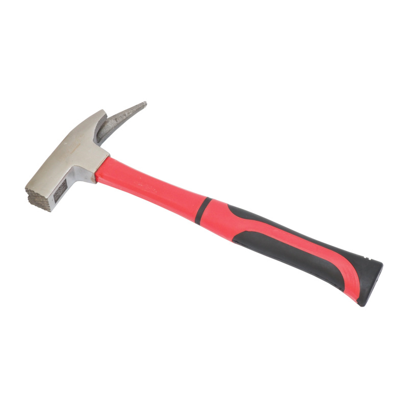 TOPTRADE kladivo pokrývačské, s magnetom, so sklolaminát. násadou a pogum. rukoväťou, 600g