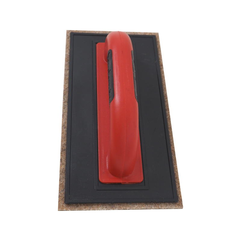 TOPTRADE hladidlo ABS, plsť hnedá, PROFESSIONAL, 250 x 130 x 10 mm 3