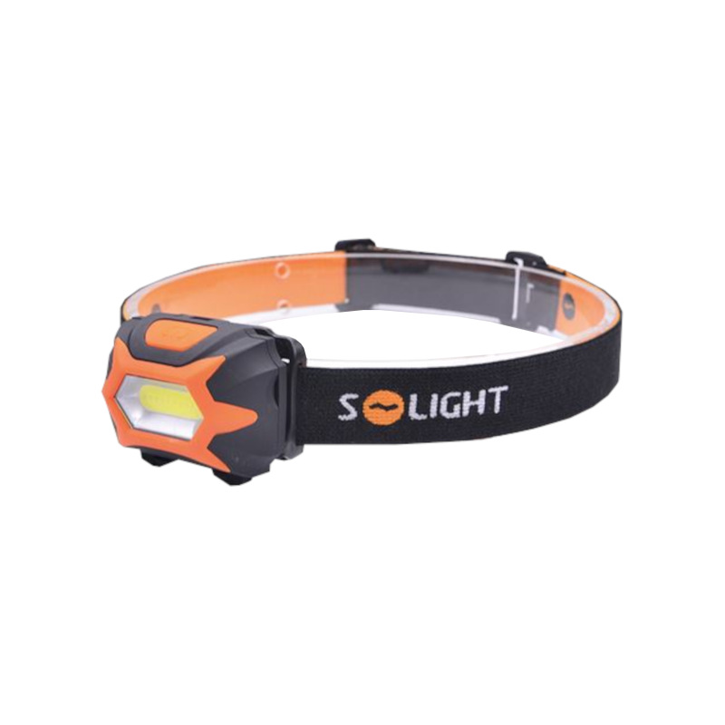 čelovka LED, 3W COB, 3x AAA