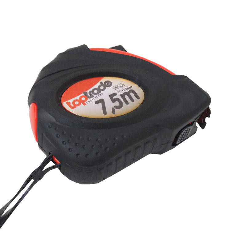TOPTRADE meter zvinovací, s pogumovaným obalom a magnetom, 25 mm x 7,5 m 12