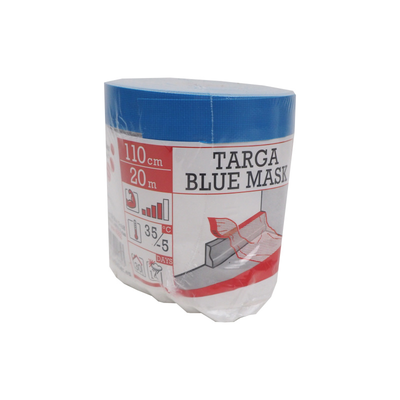 páska lepiaca Targa blue mask, so zakrývacou fóliou, 110 cm x 20 m 1