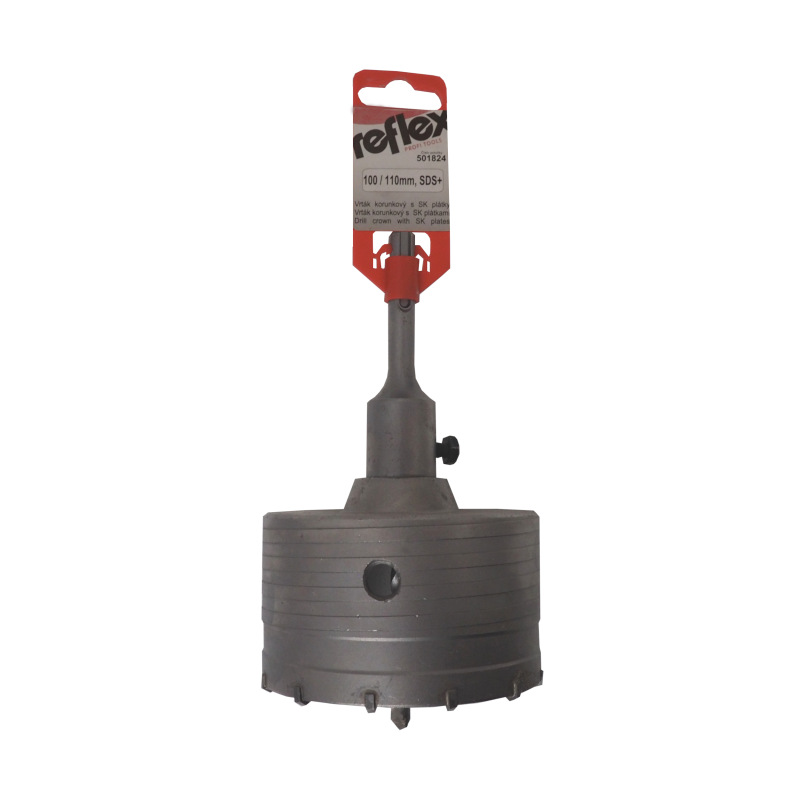 TOPTRADE vrták korunkový SDS +, SK plátky, 100 / 110 mm 1