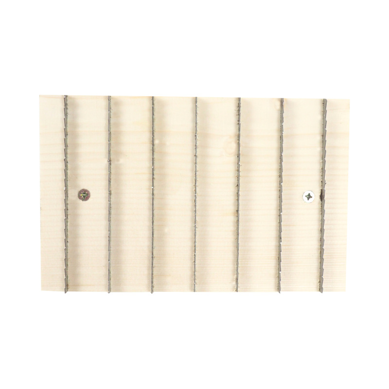 TOPTRADE škrabák drevený, hrubý zub, PROFESSIONAL, 220 x 140 mm 6