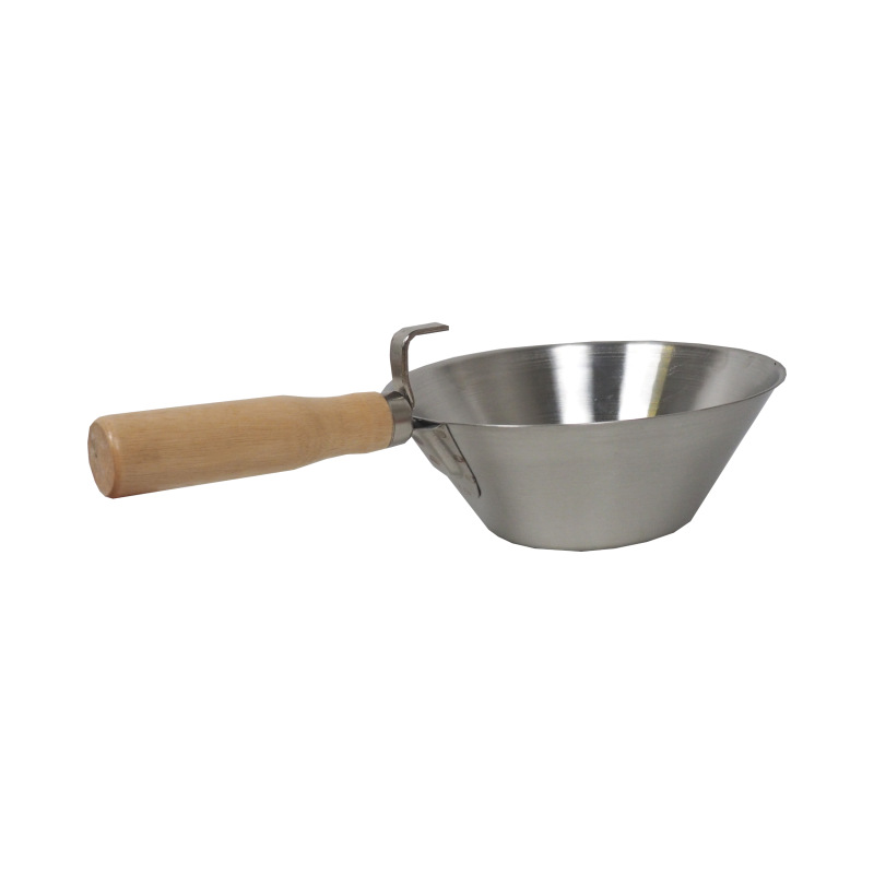 TOPTRADE naberačka s rukoväťou, nerezová, O 180 mm 4