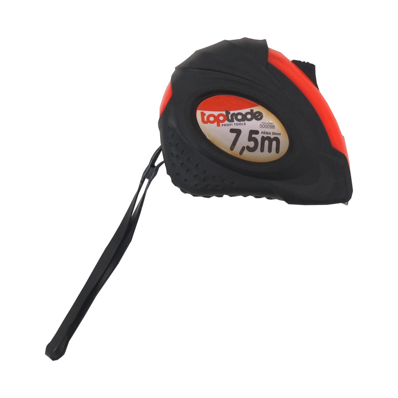 TOPTRADE meter zvinovací, s pogumovaným obalom a magnetom, 25 mm x 7,5 m 3