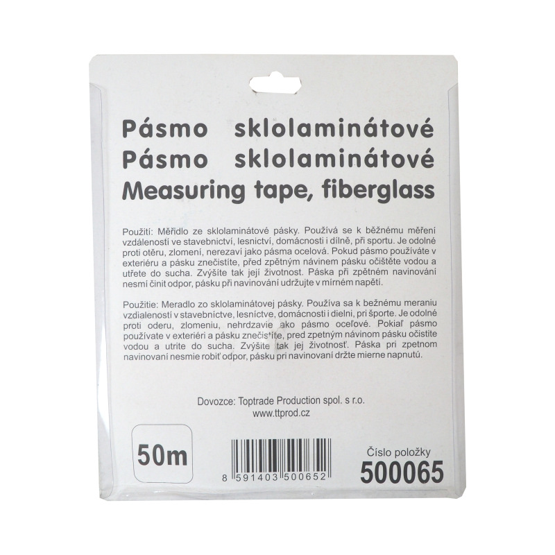TOPTRADE pásmo sklolaminátové, 13 mm x 50 m 2