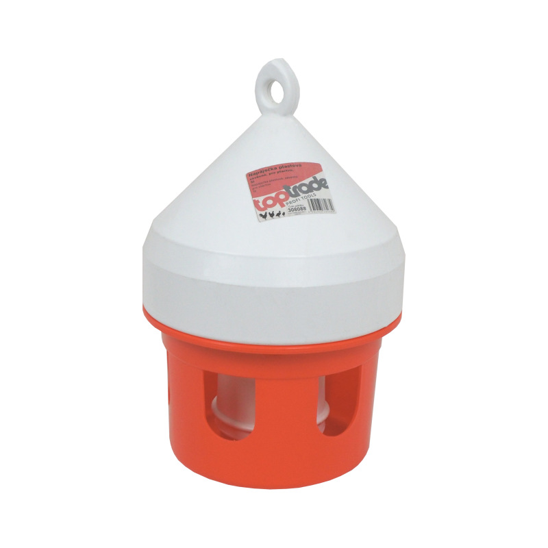 TOPTRADE napájačka plastová, závesná, pre vtáctvo, 5 l 2