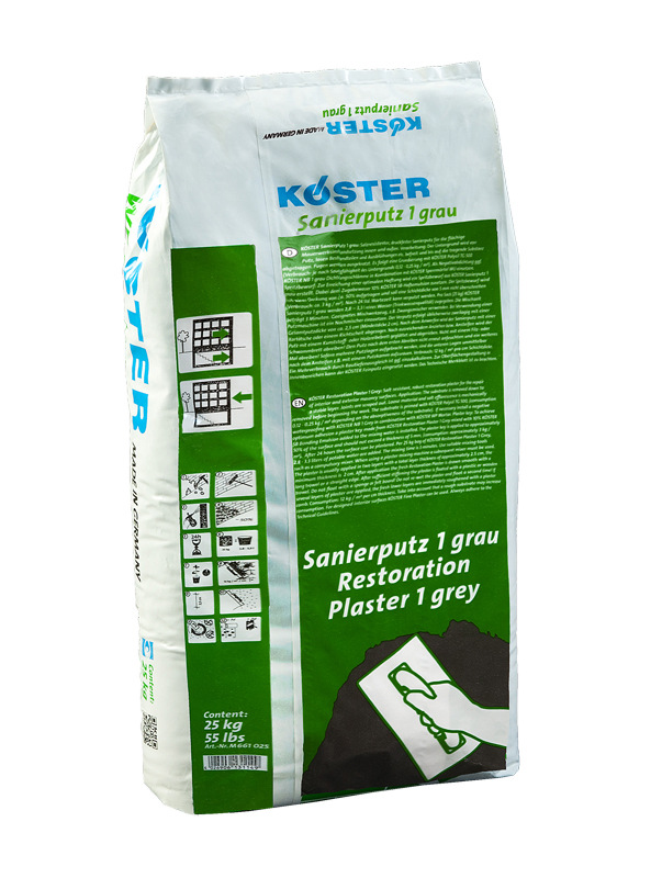 KÖSTER Restoration Plaster Grey