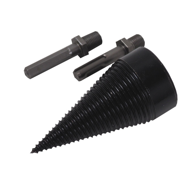 TOPTRADE trn štiepací, na drevo, 2 x adaptér 65 mm, SDS+ a šesťhran, 50 x 102 mm 4