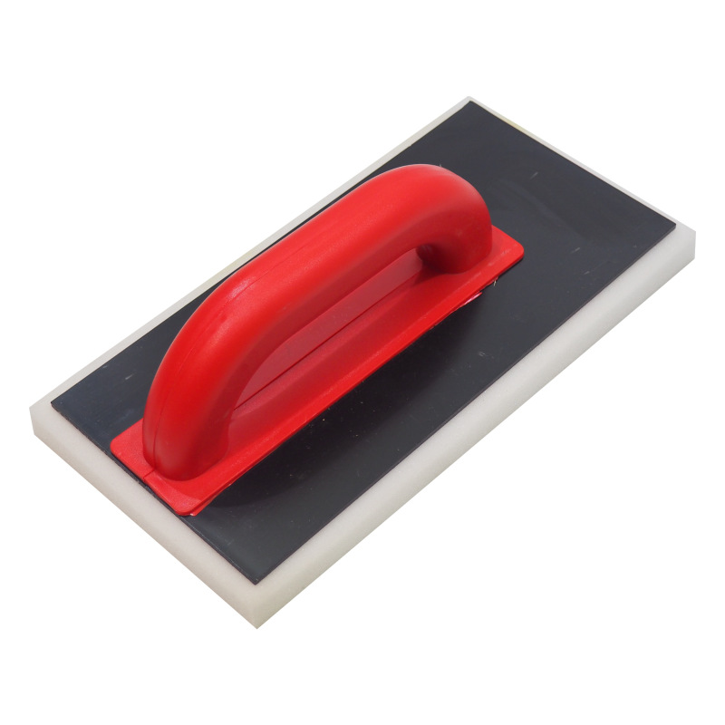 TOPTRADE hladítko ABS, posunutá rukoväť, molitan jemný, 280 x 140 x 20 mm