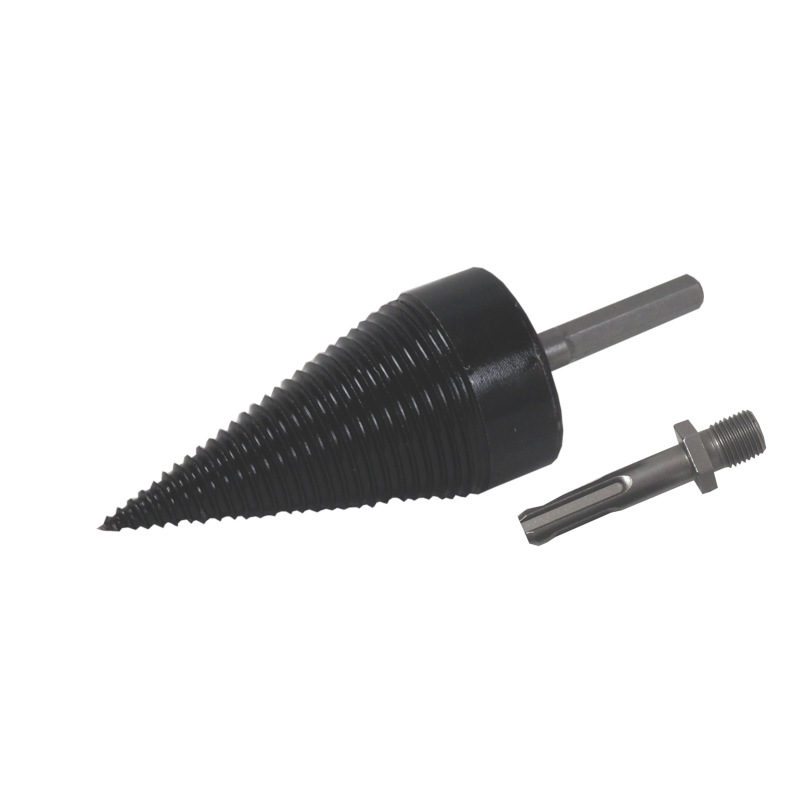 TOPTRADE trn štiepací, na drevo, 2 x adaptér 65 mm, SDS+ a šesťhran, 42 x 92 mm