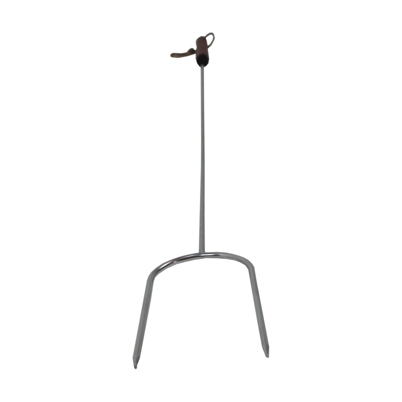 TOPTRADE vidlica opekacia, chróm, drevená rukoväť, sada 4 ks, 105 cm 8